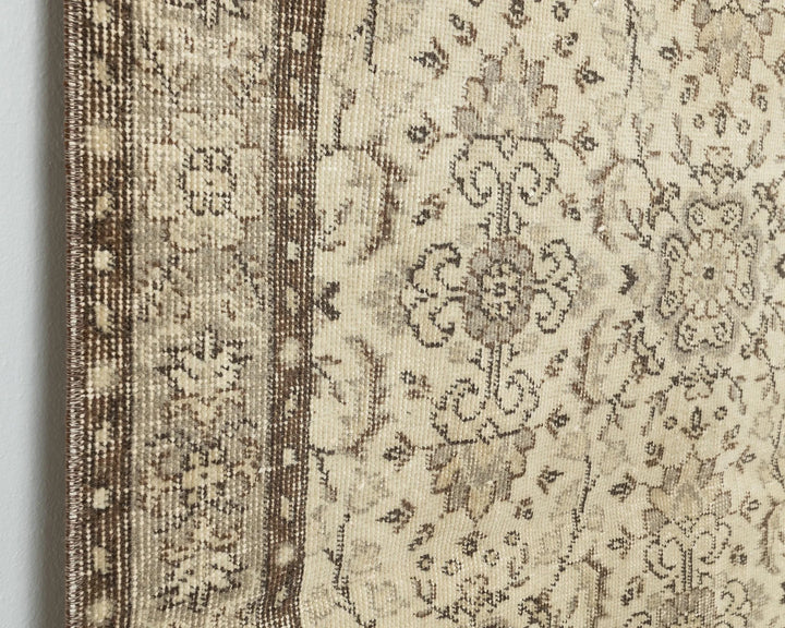 Multicolor Turkish Oushak Rug 3' 8" x 7' Hand-Knotted | No. VR48999