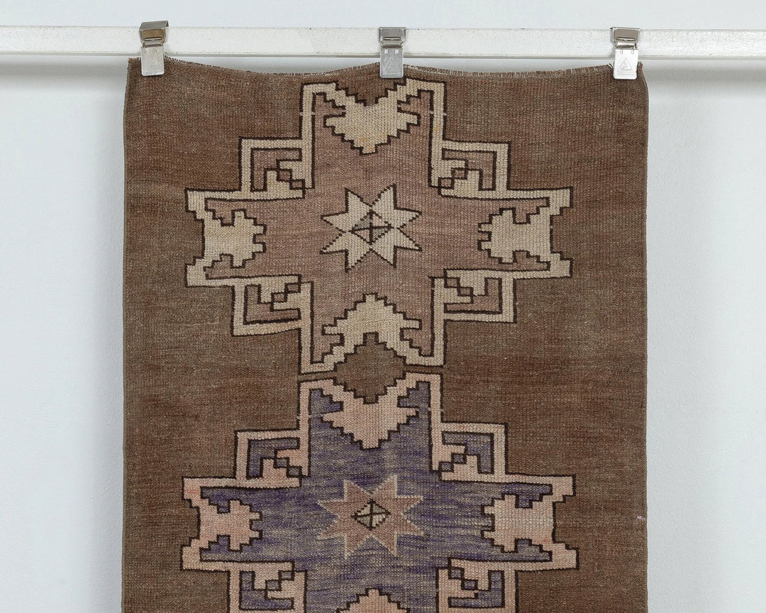 Rust Turkish Oushak Rug 2'7" x 7'3" Hand-Knotted view