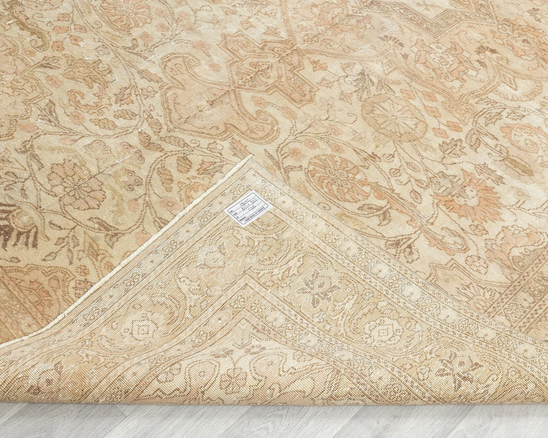 Multicolor Turkish Oushak Rug 6'5" x 9'11" Hand-Knotted | No. VR49095