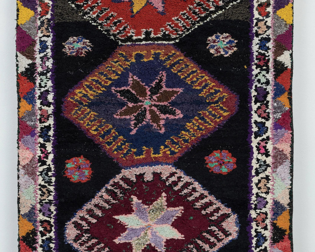 Rust Turkish Oushak Rug 13' 1" x 2' 9" Hand-Knotted | No. VR49230