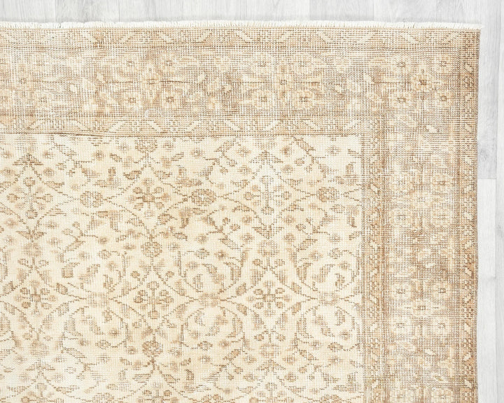 Multicolor Turkish Oushak Rug 5'11" x 9'2" Hand-Knotted | No. VR49336