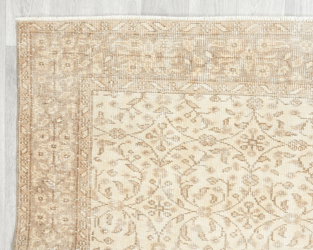 Multicolor Turkish Oushak Rug 5'11" x 9'2" Hand-Knotted | No. VR49336