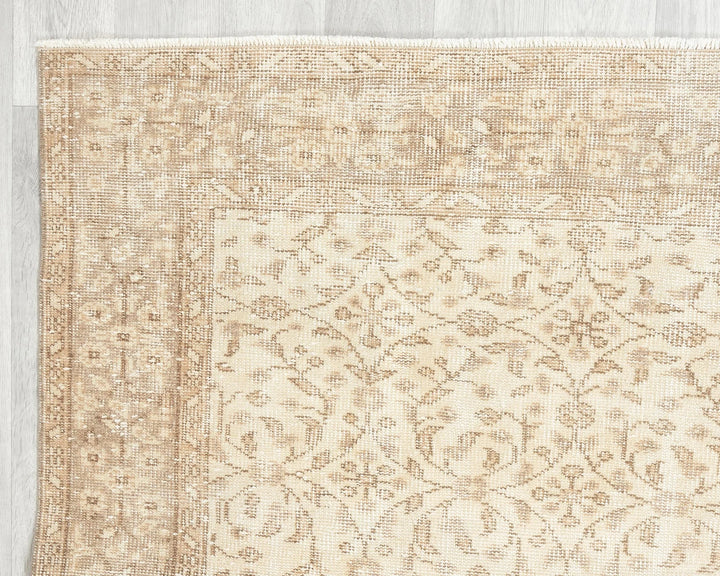 Multicolor Turkish Oushak Rug 5'11" x 9'2" Hand-Knotted | No. VR49336