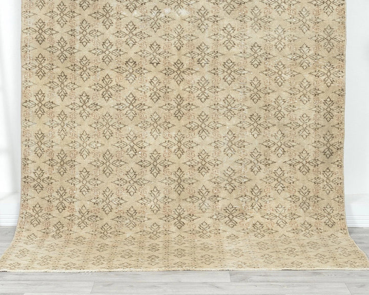 Multicolor Turkish Oushak Rug 5' 2" x 8' 5" Hand-Knotted | No. VR49555