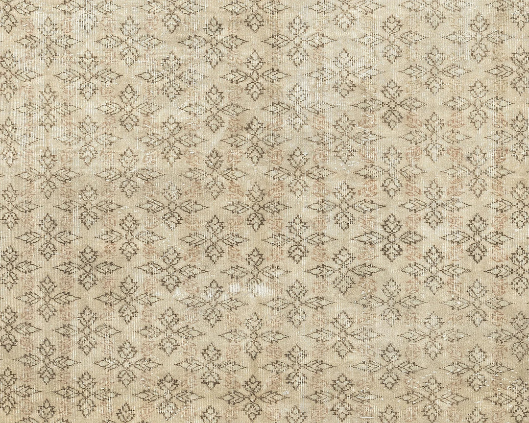 Multicolor Turkish Oushak Rug 5' 2" x 8' 5" Hand-Knotted | No. VR49555