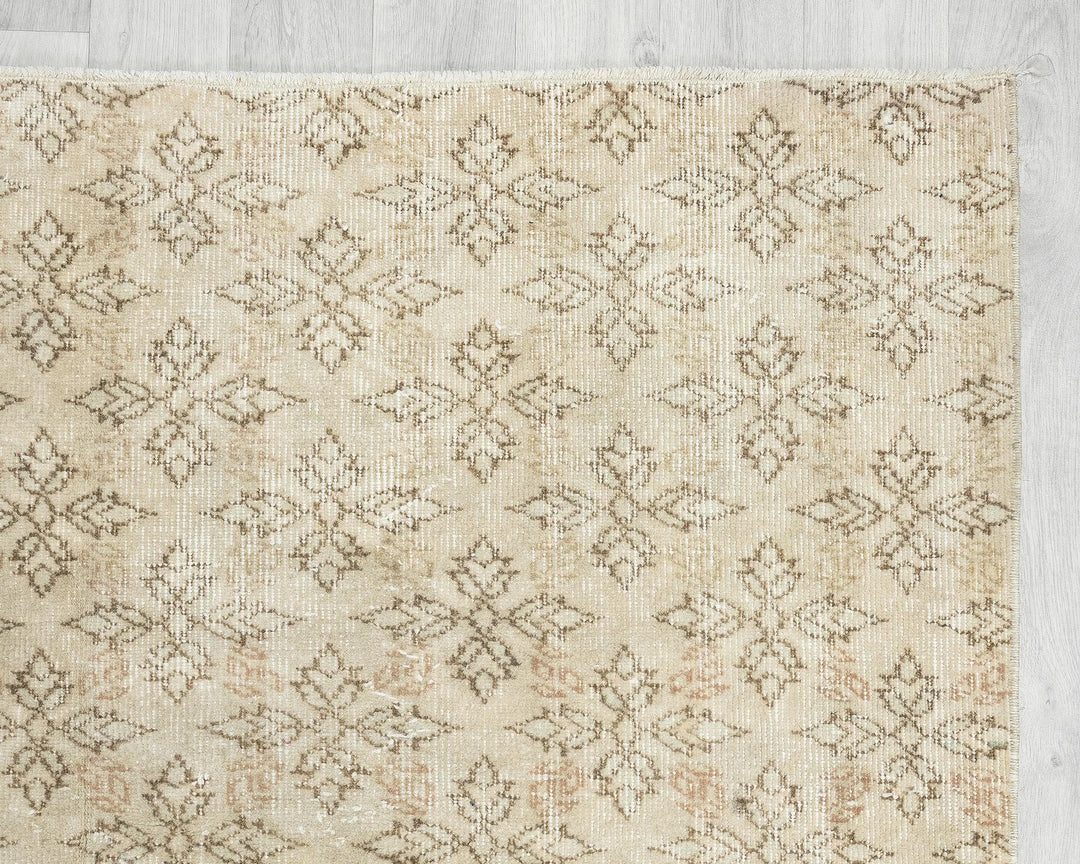 Multicolor Turkish Oushak Rug 5' 2" x 8' 5" Hand-Knotted | No. VR49555