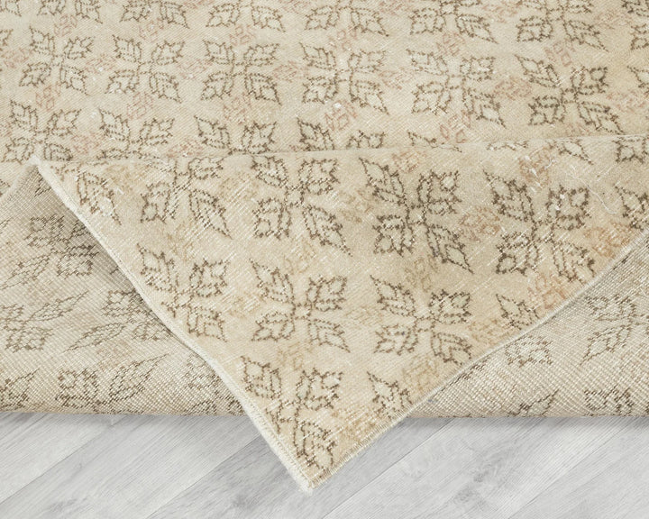 Multicolor Turkish Oushak Rug 5' 2" x 8' 5" Hand-Knotted | No. VR49555