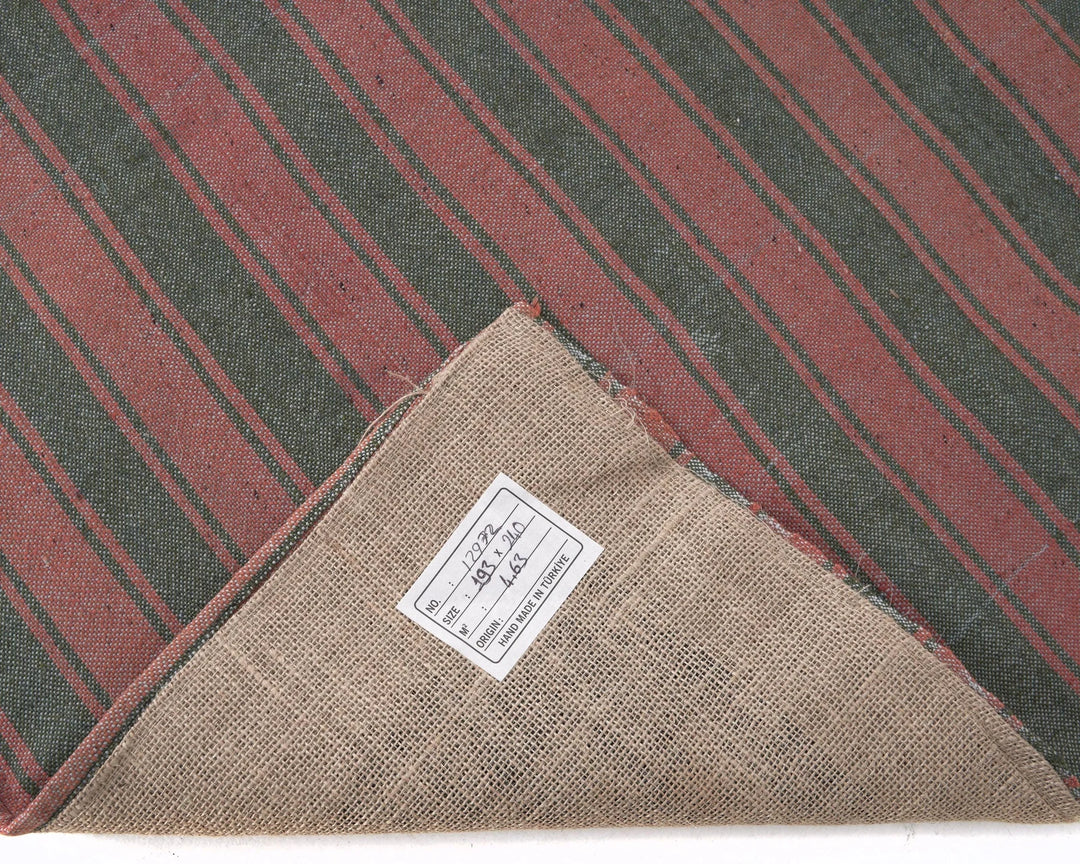 Multicolor Turkish Kilim Rug 6' 4" x 7' 11" Flat-Weave | No. VR49595