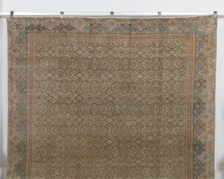 Multicolor Turkish Oushak Rug 8' 5" x 12' 2" Hand-Knotted | No. VR49706