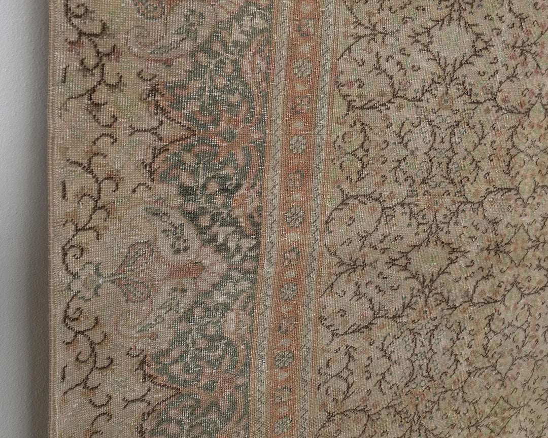 Multicolor Turkish Oushak Rug 8' 5" x 12' 2" Hand-Knotted | No. VR49706