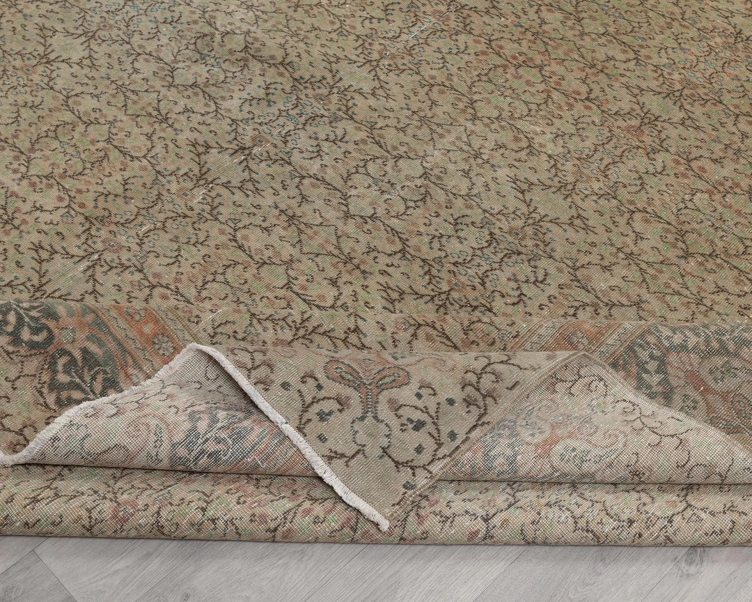 Multicolor Turkish Oushak Rug 8' 5" x 12' 2" Hand-Knotted | No. VR49706