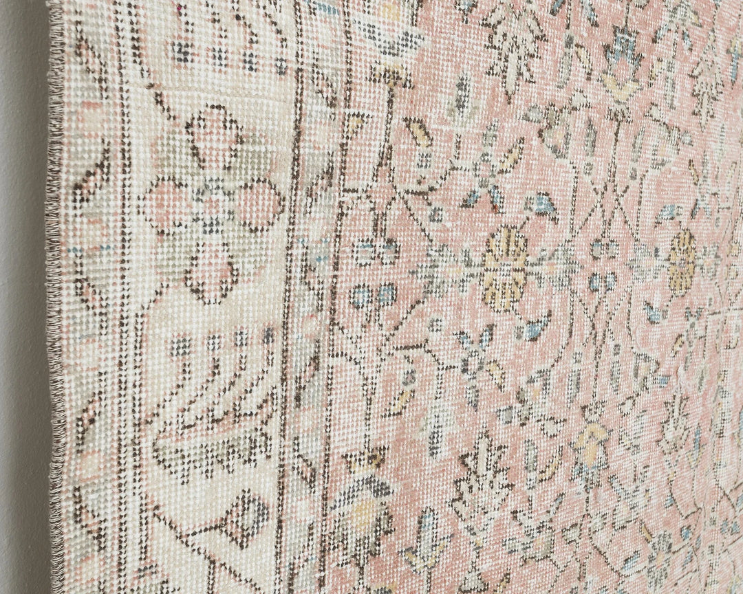 Pink Oushak Rug 5' 8" x 9' 7" | No. VR49731