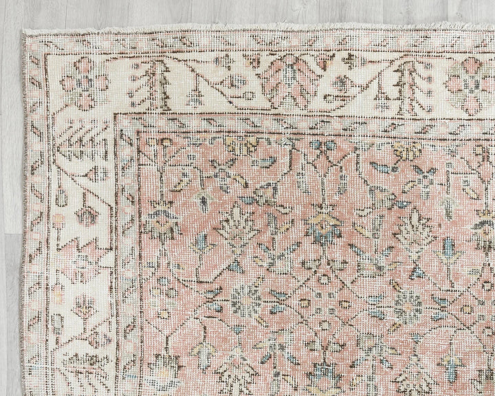 Pink Oushak Rug 5' 8" x 9' 7" | No. VR49731