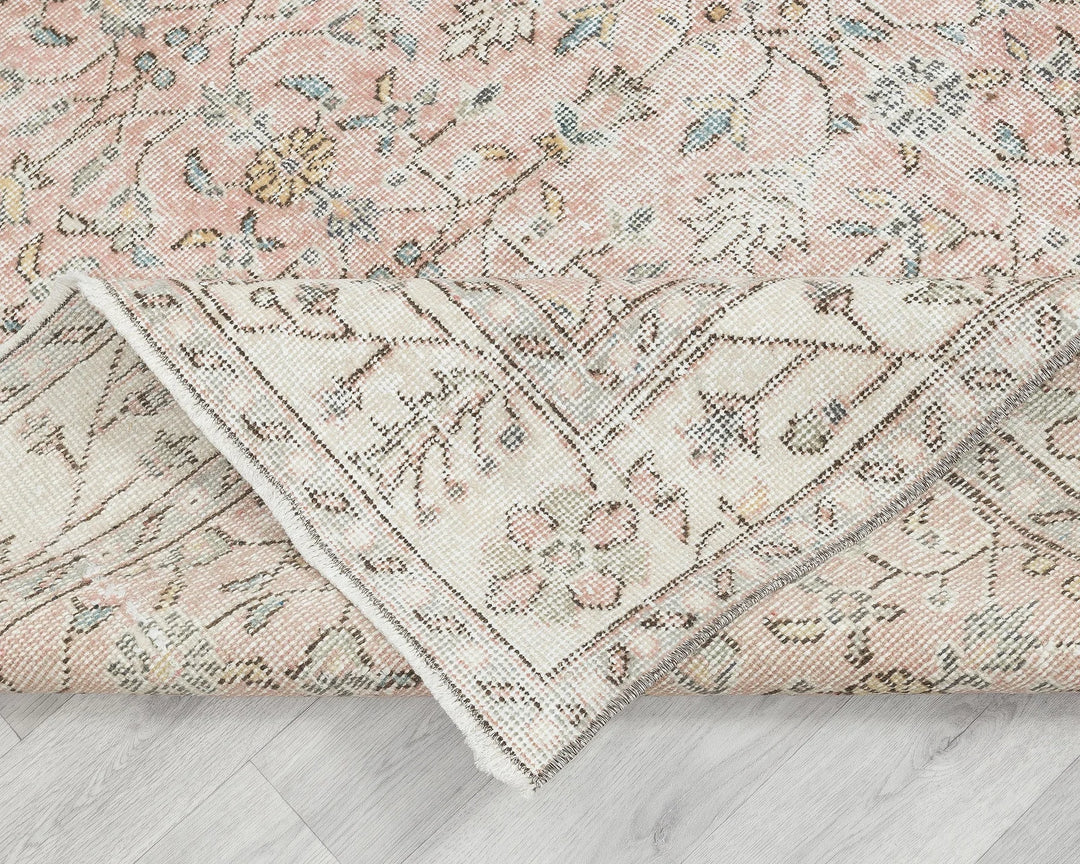 Pink Oushak Rug 5' 8" x 9' 7" | No. VR49731