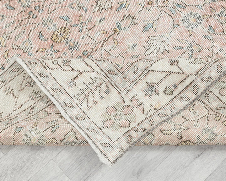 Pink Oushak Rug 5' 8" x 9' 7" | No. VR49731