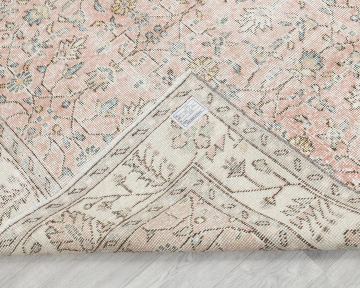 Pink Oushak Rug 5' 8" x 9' 7" | No. VR49731