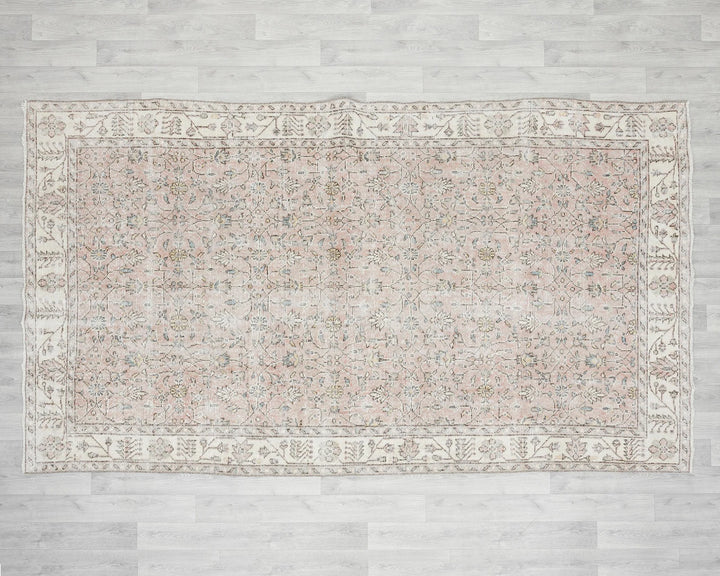 Pink Oushak Rug 5' 8" x 9' 7" | No. VR49731
