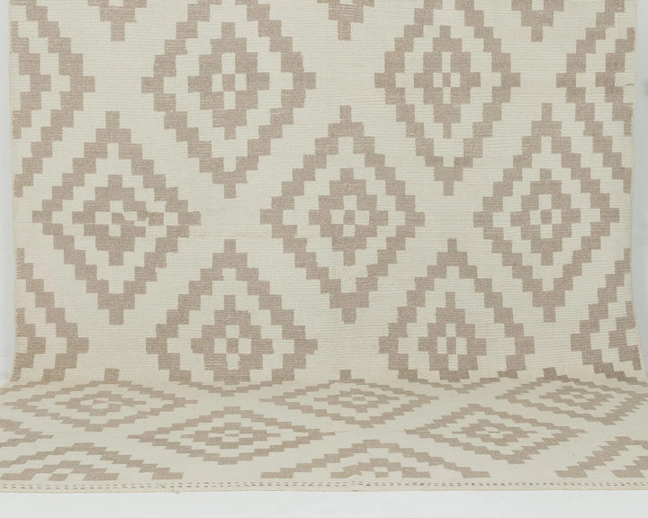 Beige Turkish Oushak Rug 8' 4" x 11' 10" Hand-Knotted | No. VR49762