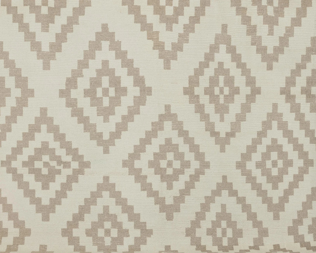 Beige Turkish Oushak Rug 8' 4" x 11' 10" Hand-Knotted | No. VR49762
