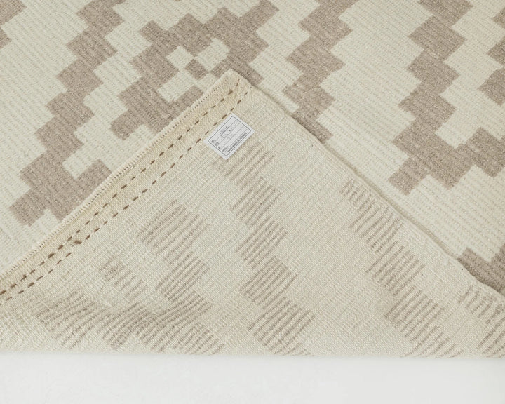 Beige Turkish Oushak Rug 8' 4" x 11' 10" Hand-Knotted | No. VR49762