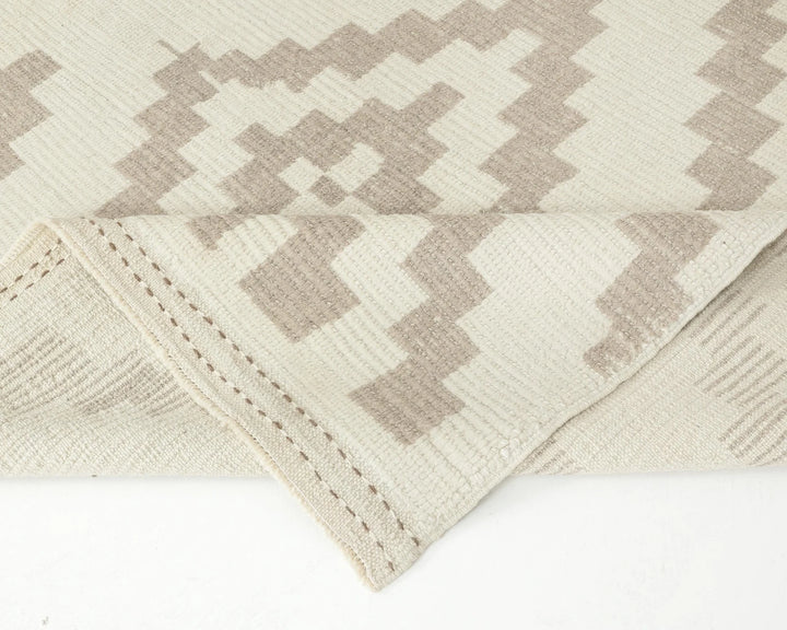Beige Turkish Oushak Rug 8' 4" x 11' 10" Hand-Knotted | No. VR49762
