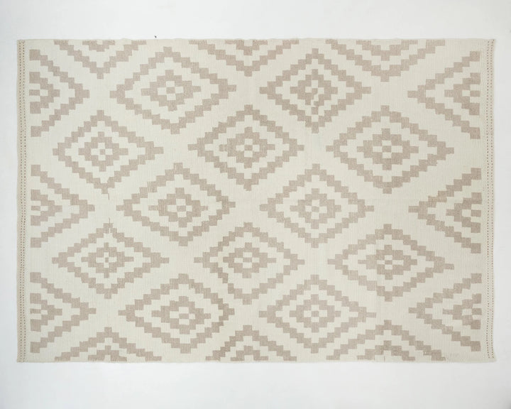 Beige Turkish Oushak Rug 8' 4" x 11' 10" Hand-Knotted | No. VR49762