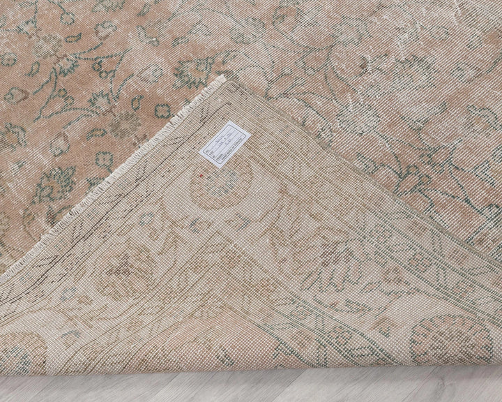 Multicolor Turkish Oushak Rug 6' 5" x 9' 9" Hand-Knotted | No. VR49802