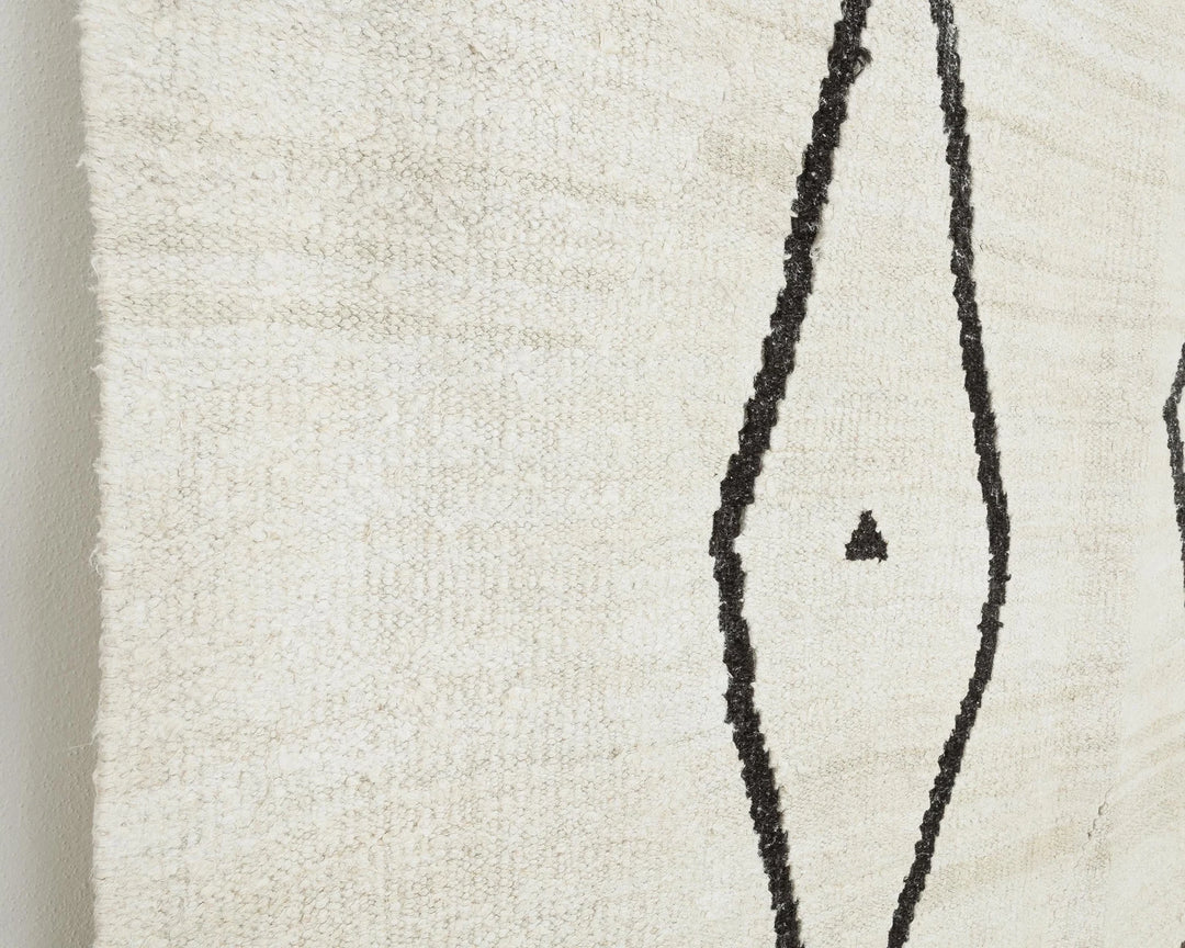 Black Turkish Kilim Rug 9' 10" x 13' 10" Flat-Weave | No. VR49904
