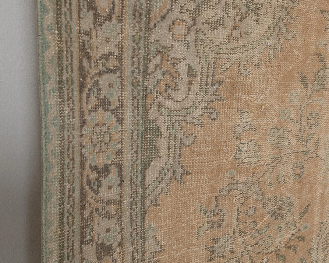 Multicolor Turkish Oushak Rug 6'5" x 9'11" Hand-Knotted | No. VR50006