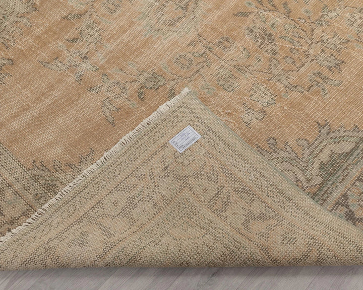Multicolor Turkish Oushak Rug 6'5" x 9'11" Hand-Knotted | No. VR50006