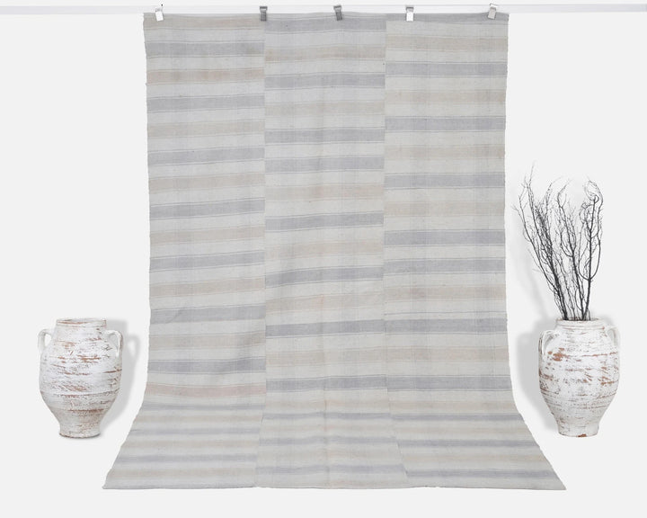 Multicolor Turkish Kilim Rug 6'1" x 9'7" Flat-Weave | No. VR50014