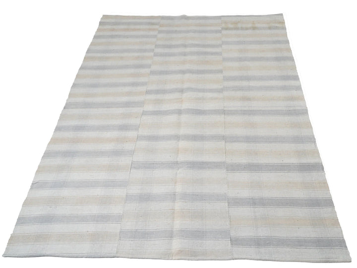 Multicolor Turkish Kilim Rug 6'1" x 9'7" Flat-Weave | No. VR50014