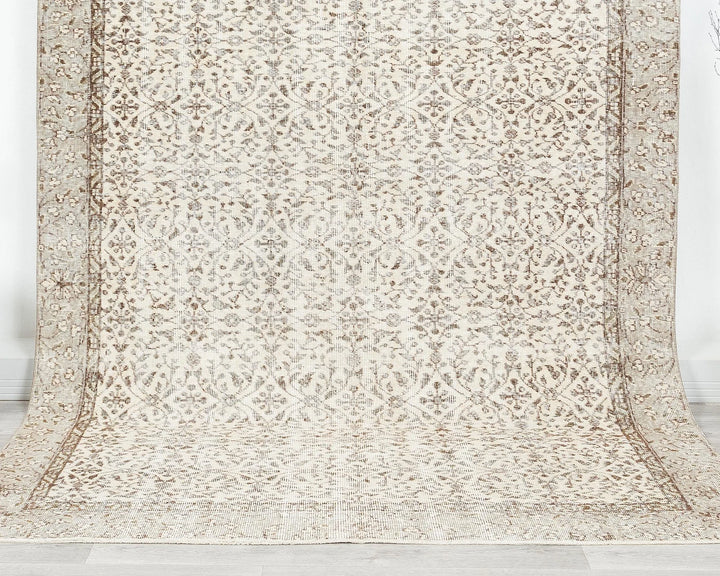 Multicolor Turkish Oushak Rug 5'10" x 9'2" Hand-Knotted | No. VR50151