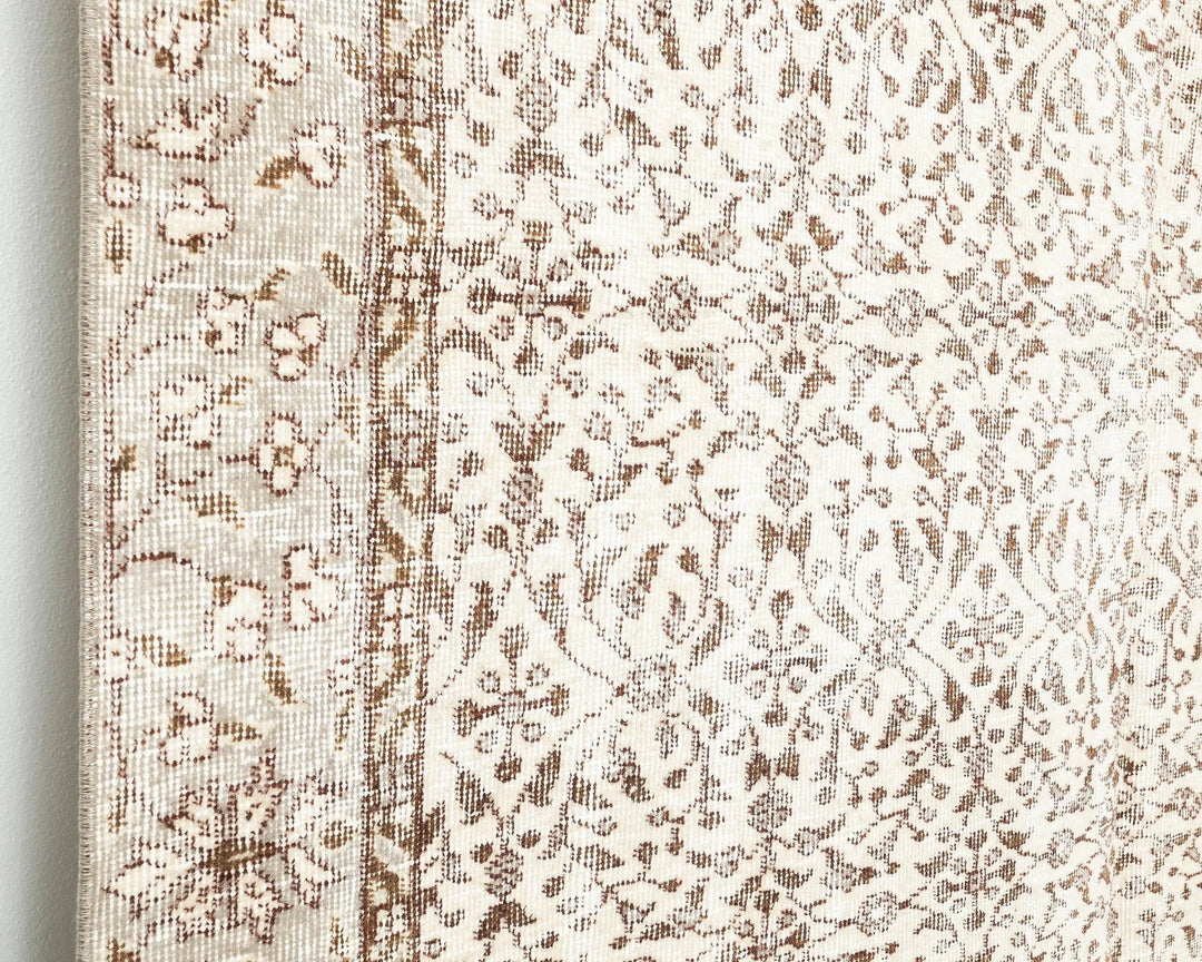Multicolor Turkish Oushak Rug 5'10" x 9'2" Hand-Knotted | No. VR50151