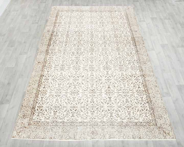 Multicolor Turkish Oushak Rug 5'10" x 9'2" Hand-Knotted | No. VR50151