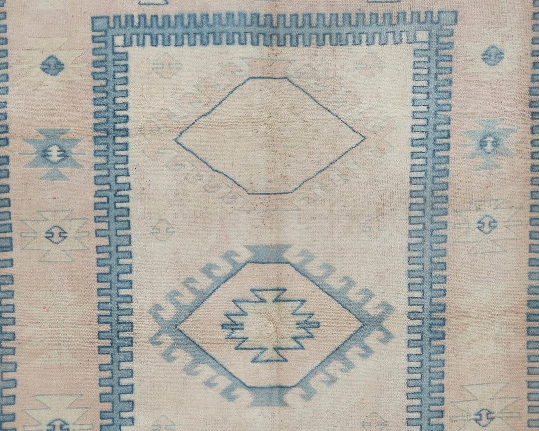 Multicolor Turkish Oushak Rug 8'2" x 5'9" Hand-Knotted | No. VR50162