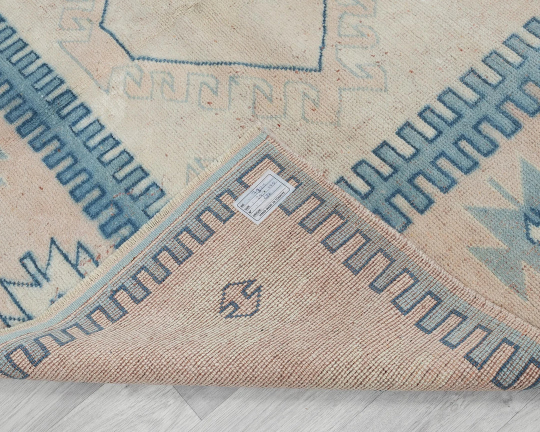 Multicolor Turkish Oushak Rug 8'2" x 5'9" Hand-Knotted | No. VR50162