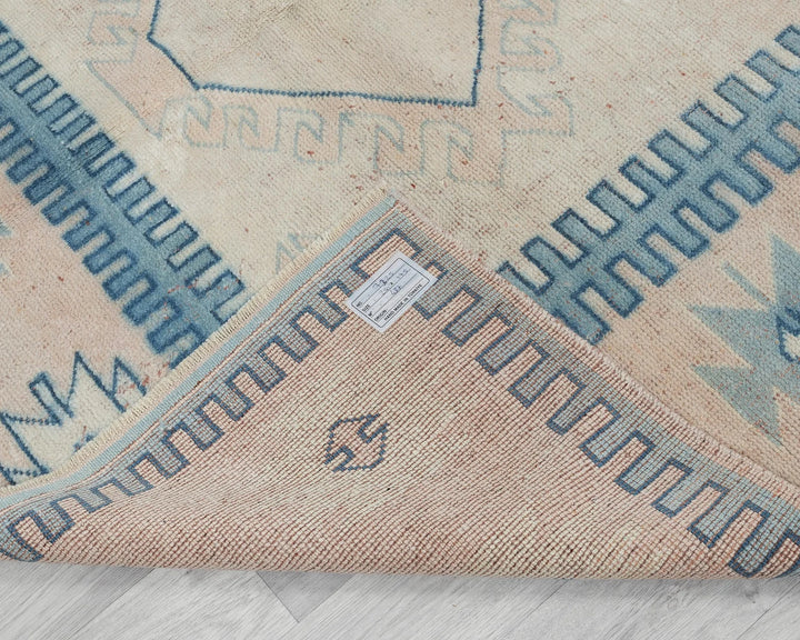 Multicolor Turkish Oushak Rug 8'2" x 5'9" Hand-Knotted | No. VR50162