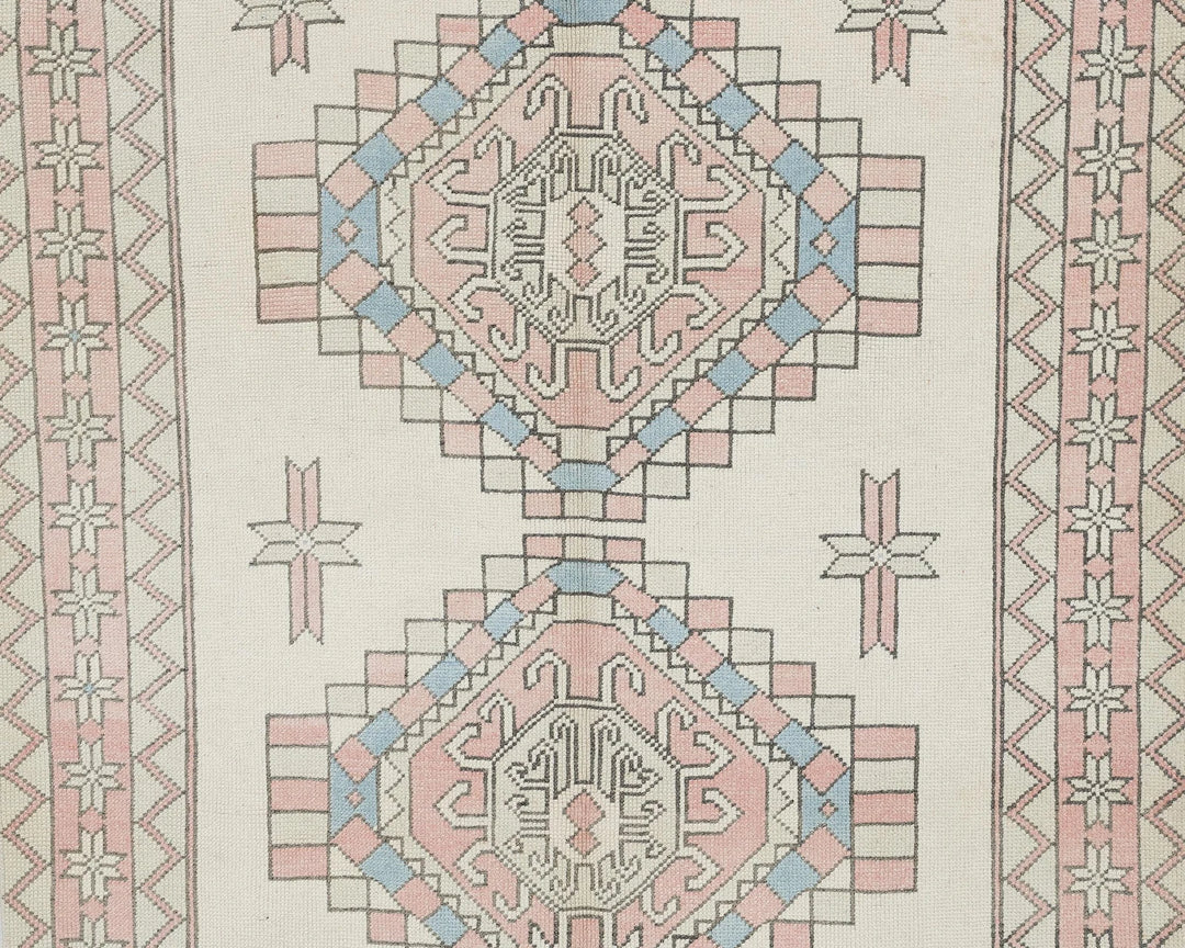 Multicolor Turkish Oushak Rug 8'8" x 5'1" Hand-Knotted | No. VR50337