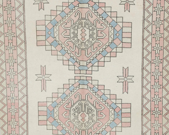 Multicolor Turkish Oushak Rug 8'8" x 5'1" Hand-Knotted | No. VR50337