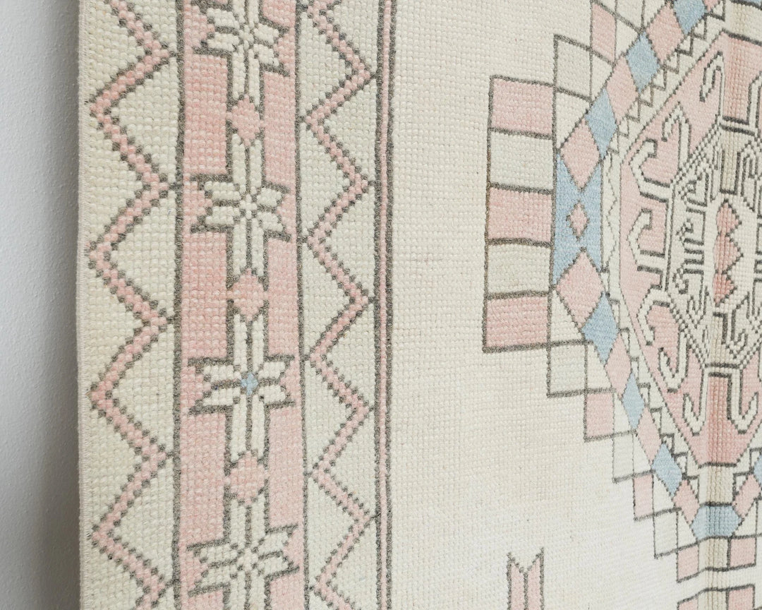 Multicolor Turkish Oushak Rug 8'8" x 5'1" Hand-Knotted | No. VR50337