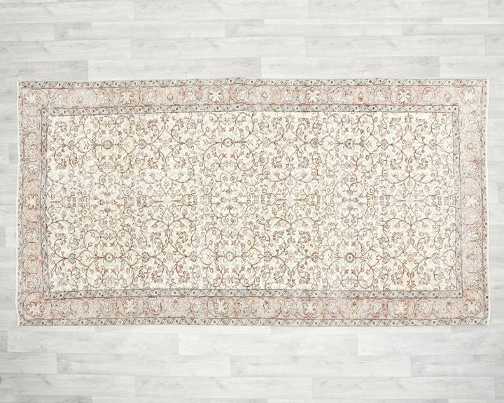 Multicolor Turkish Oushak Rug 4' 8" x 8' 8" Hand-Knotted | No. VR50418