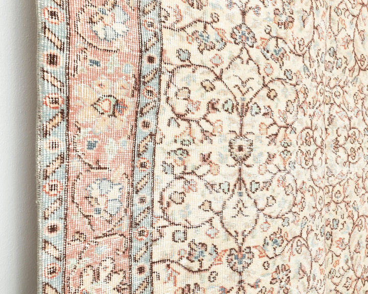 Multicolor Turkish Oushak Rug 4' 8" x 8' 8" Hand-Knotted | No. VR50418