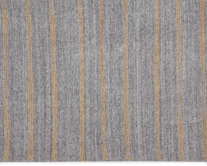 Gray Turkish Kilim Rug 6' 3" x 6' 6" Flat-Weave | No. VR50442