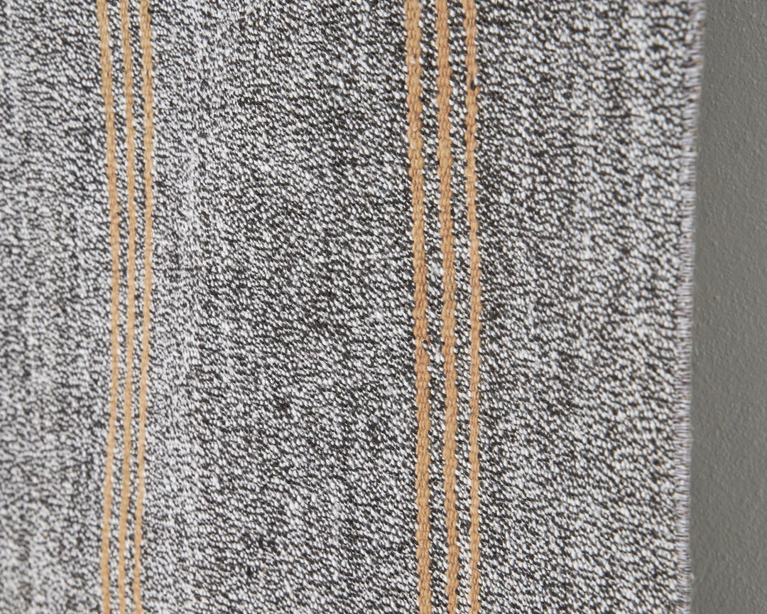 Gray Turkish Kilim Rug 6' 3" x 6' 6" Flat-Weave | No. VR50442