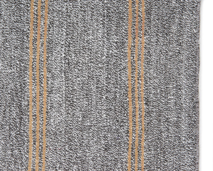 Gray Turkish Kilim Rug 6' 3" x 6' 6" Flat-Weave | No. VR50442