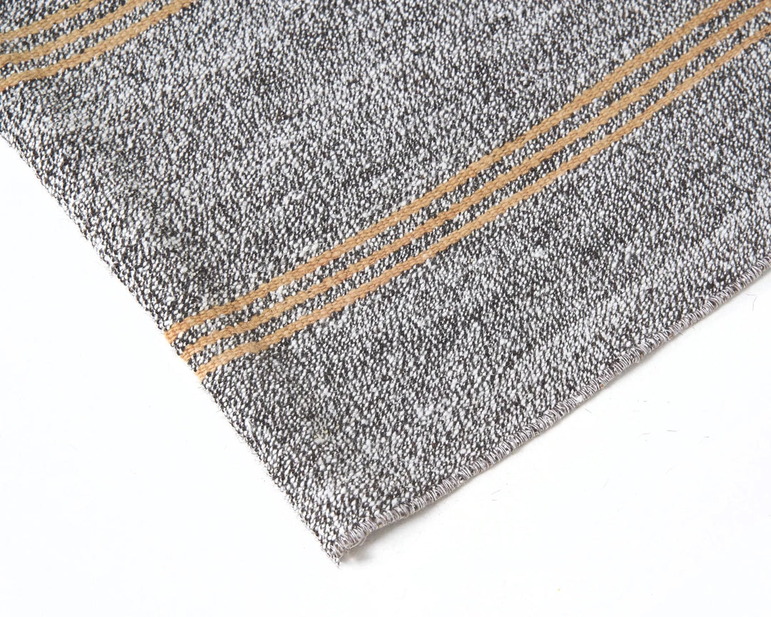 Gray Turkish Kilim Rug 6' 3" x 6' 6" Flat-Weave | No. VR50442