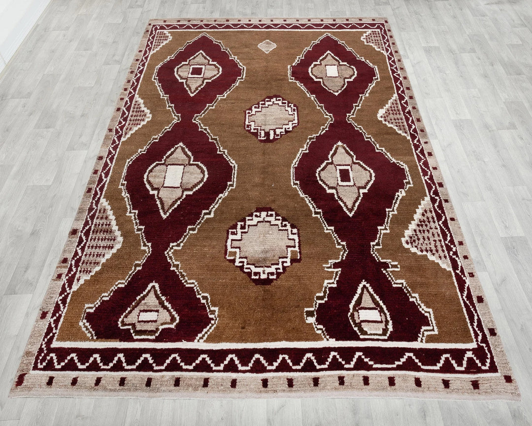 Multicolor Turkish Oushak Rug 9' 8" x 12' 5" Hand-Knotted | No. VR50510
