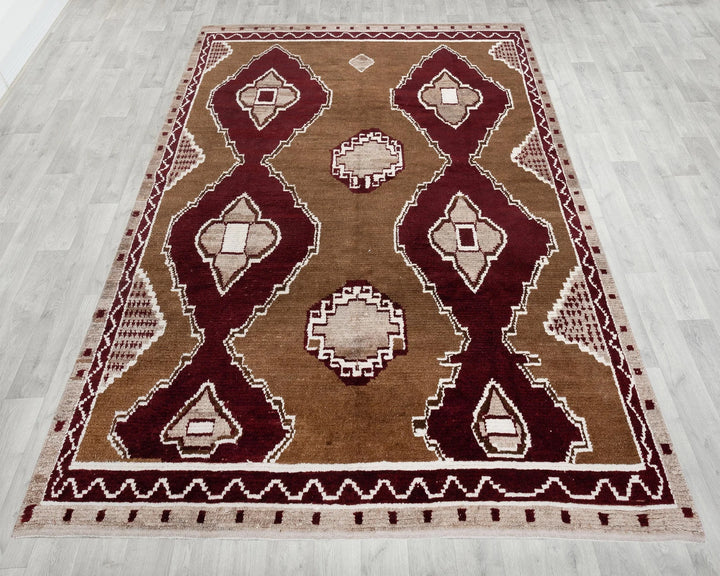 Multicolor Turkish Oushak Rug 9' 8" x 12' 5" Hand-Knotted | No. VR50510