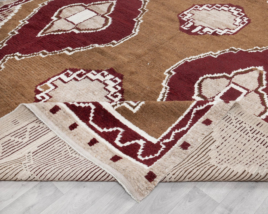 Multicolor Turkish Oushak Rug 9' 8" x 12' 5" Hand-Knotted | No. VR50510